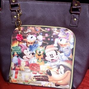 Disney Character Tote Bag with Colorful Print